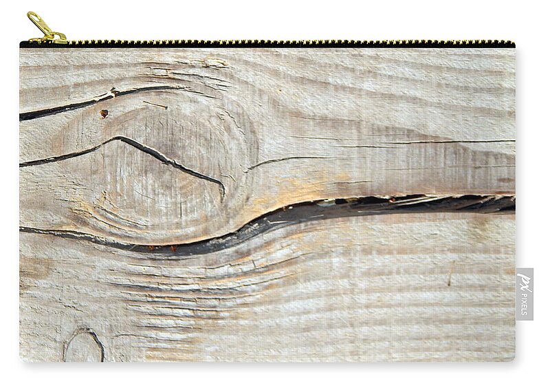 Wooden Zip Pouch featuring the photograph Wooden texture composition of wood #3 by Oleg Prokopenko