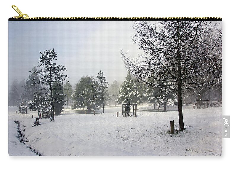 Rivington Carry-all Pouch featuring the photograph 30/01/19 RIVINGTON. Memorial Arboretum. by Lachlan Main