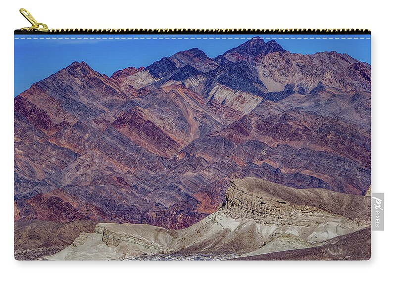 Park Zip Pouch featuring the photograph Death Valley National Park Scenery #4 by Alex Grichenko