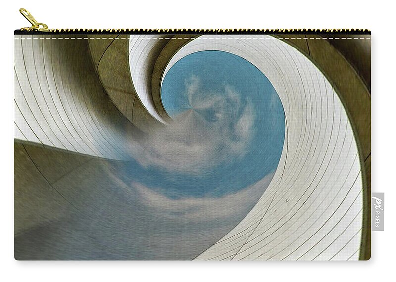 Kauffman Performing Arts Center Carry-all Pouch featuring the photograph Variations On Kauffman Performing Arts Center by Doug Sturgess