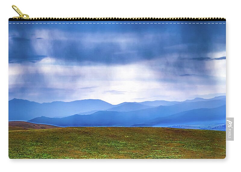 Lake Zip Pouch featuring the photograph Nature And Scenes Around Flathead National Forest Montana #6 by Alex Grichenko