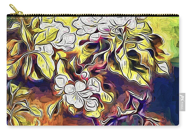 Paint Zip Pouch featuring the painting 69 of 100 SPECIAL DISCOUNT by Nenad Vasic