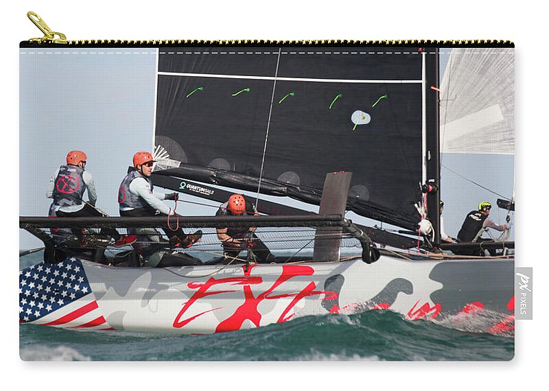 M32 Zip Pouch featuring the photograph Extreme 2 #7 by Steven Lapkin