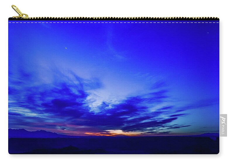 Aspens Zip Pouch featuring the photograph A Dawns Early Rise by Johnny Boyd