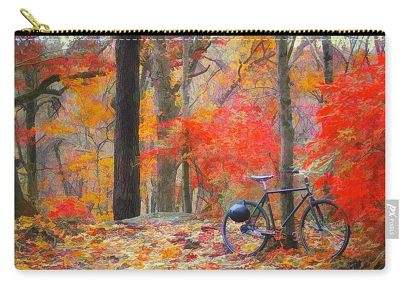  Carry-all Pouch featuring the photograph A Nice Place to Stop by Jack Wilson