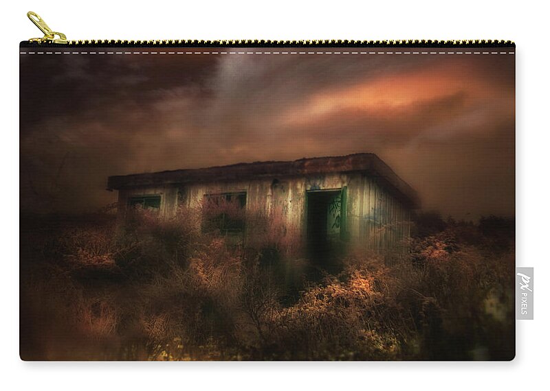  Zip Pouch featuring the photograph Abandoned by Cybele Moon