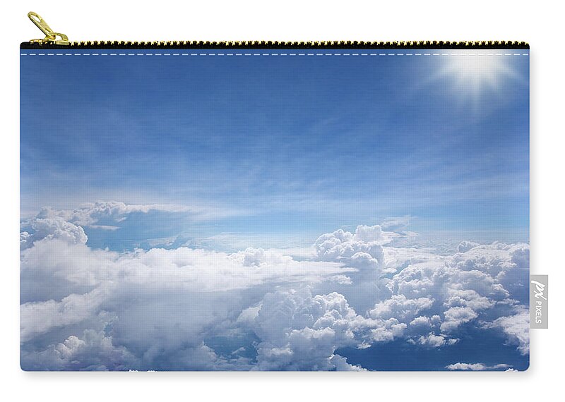 Backdrop Zip Pouch featuring the photograph Above The Clouds 2 by Turnervisual