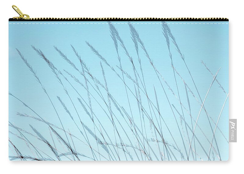 Grass Carry-all Pouch featuring the photograph Abstract Grass 4 by Kathy Paynter