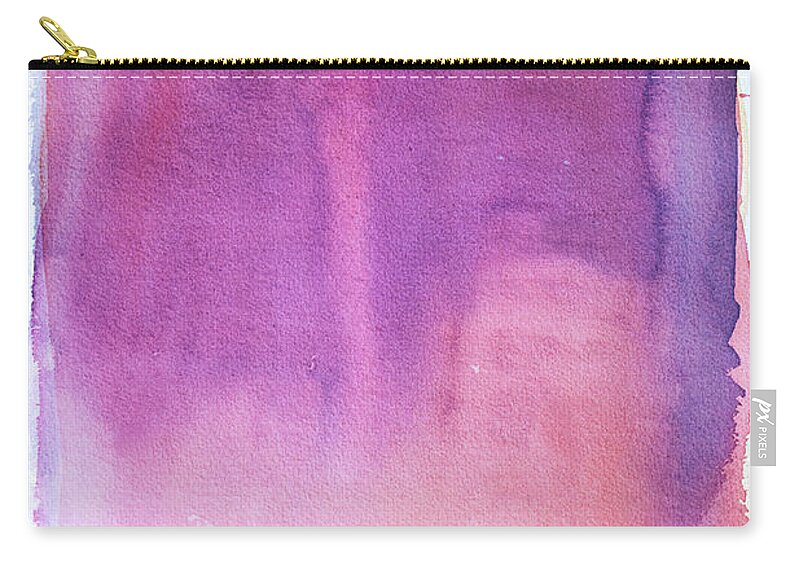 Art Zip Pouch featuring the photograph Abstract Painted Purple Art Backgrounds by Ekely