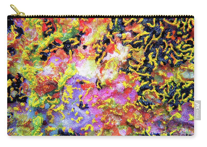 Coral Carry-all Pouch featuring the photograph Abstract Under the Sea by Becqi Sherman