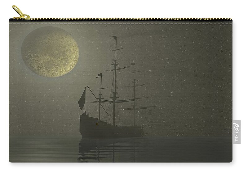 Fairy Tale Zip Pouch featuring the digital art After Storm by Pobytov