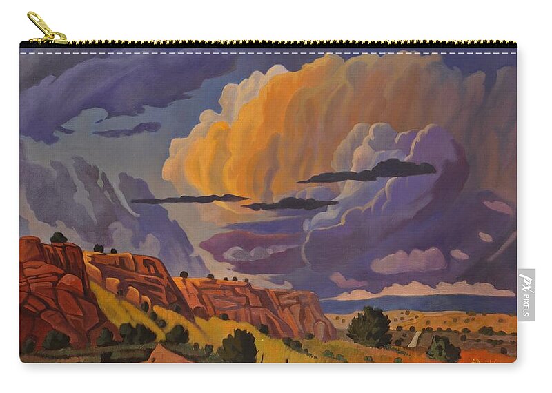 Afternoon Zip Pouch featuring the painting Afternoon Delight by Art West