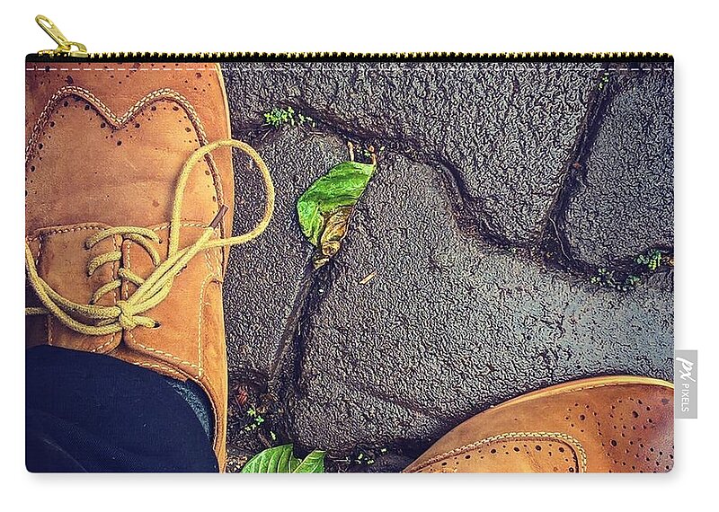 Shoes Carry-all Pouch featuring the photograph Afternoon delight by Mark Ddamulira