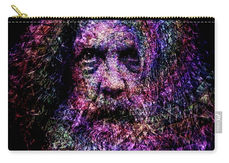 Alan Moore Zip Pouch featuring the photograph Alan Moore Mindscape by J U A N - O A X A C A