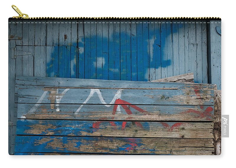 Alley Alleys Carry-all Pouch featuring the photograph Alley Got The Blues by Kreddible Trout