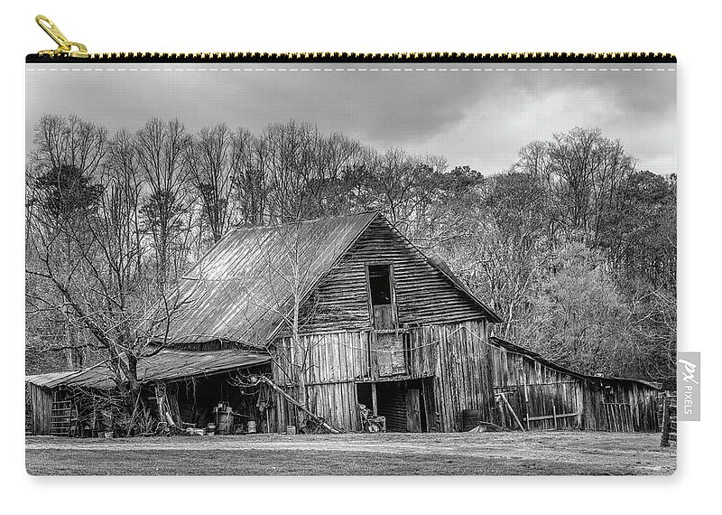 Appalachia Zip Pouch featuring the photograph Along the Country Backroads by Debra and Dave Vanderlaan