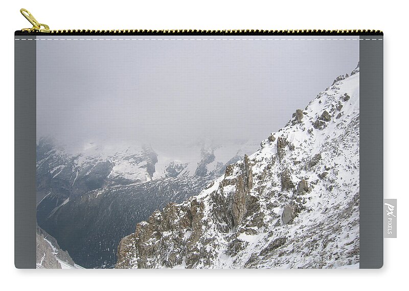 Mountains Zip Pouch featuring the photograph Alpine View by Ann Horn