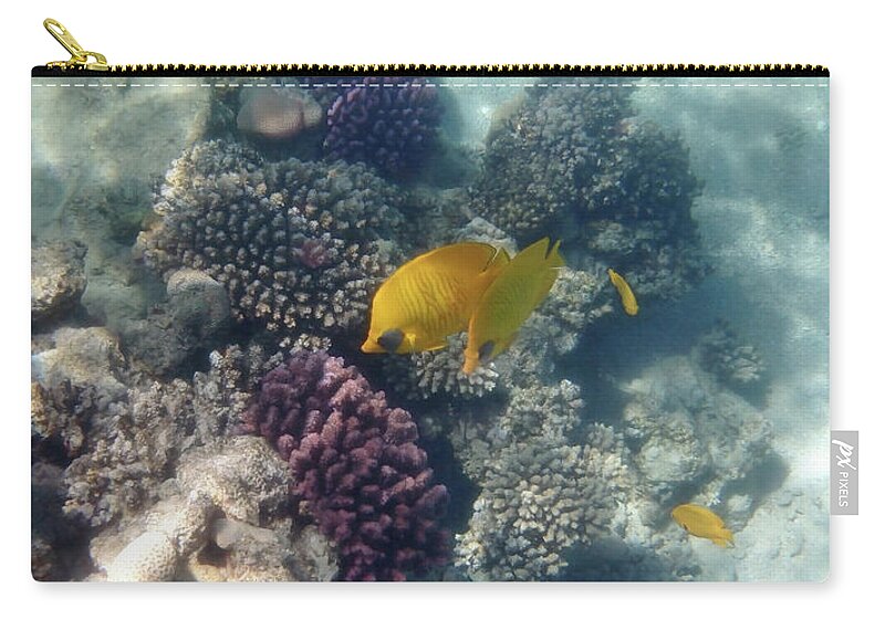 Underwater Zip Pouch featuring the photograph Amazing Beautiful And Fantastic Red Sea by Johanna Hurmerinta