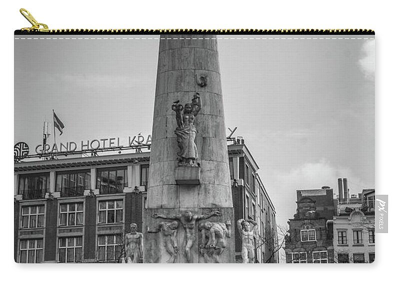 Holland Zip Pouch featuring the photograph Amsterdam Tour Guides by Framing Places