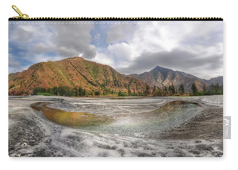 Tranquility Zip Pouch featuring the photograph Anawangin, Zambales, Philippines by Tomasito!
