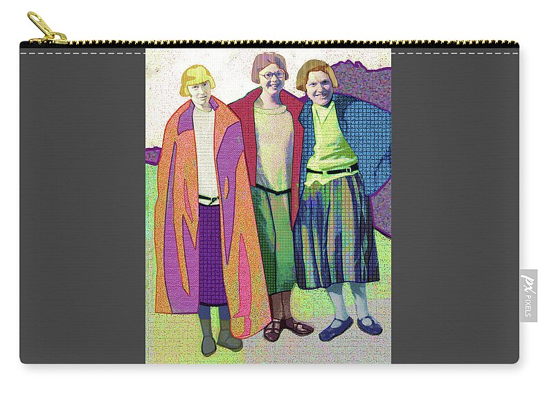 Ancestors Carry-all Pouch featuring the digital art Ancient Relations by Rod Whyte