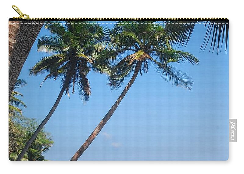 Scenics Zip Pouch featuring the photograph Andaman, Ross Island by Jaybee