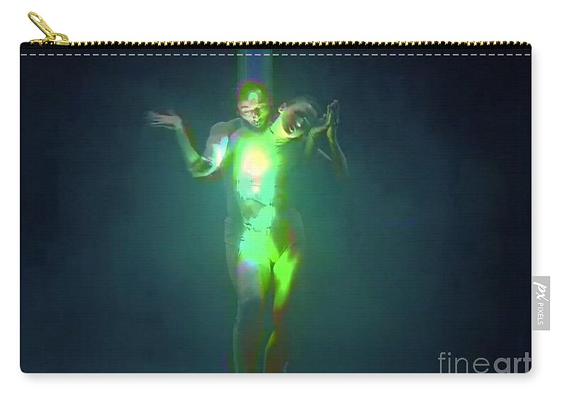 Pietà Zip Pouch featuring the photograph Anima by Archangelus Gallery