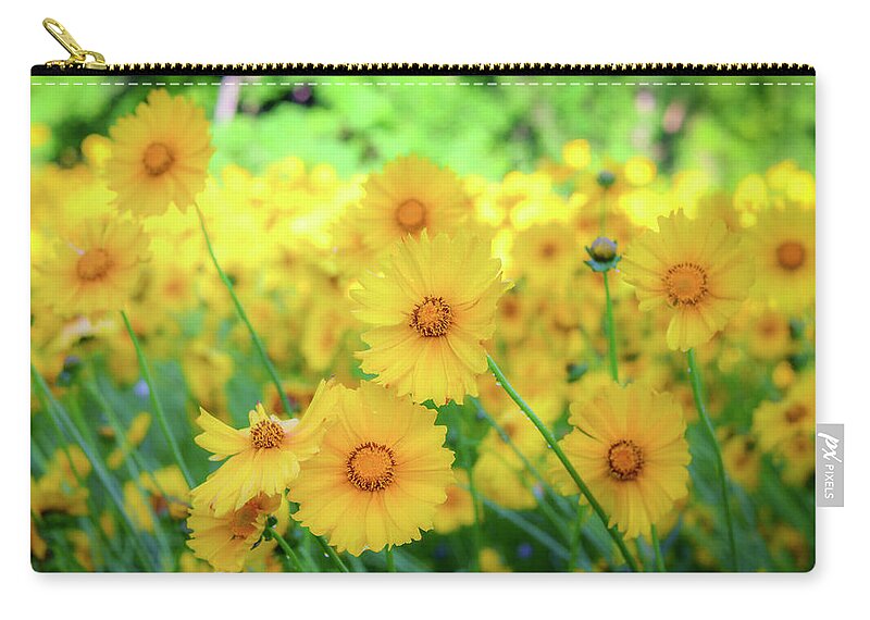 Pollinator Zip Pouch featuring the photograph Another Glimpse, Pollinator Field by Cindy Lark Hartman