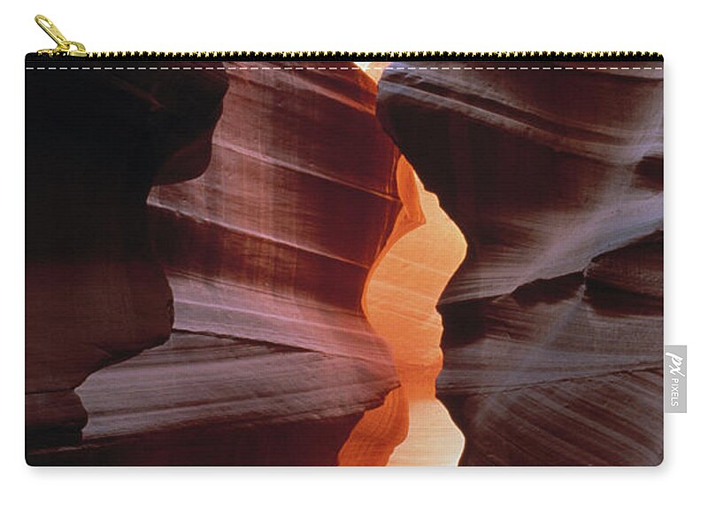 Antelope Canyon Zip Pouch featuring the photograph Antelope Canyon by Joanna Mccarthy
