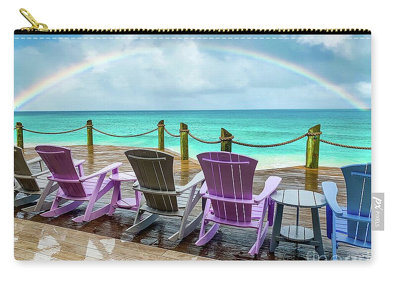 Antigua Zip Pouch featuring the photograph Antigua Morning by Sean Mills