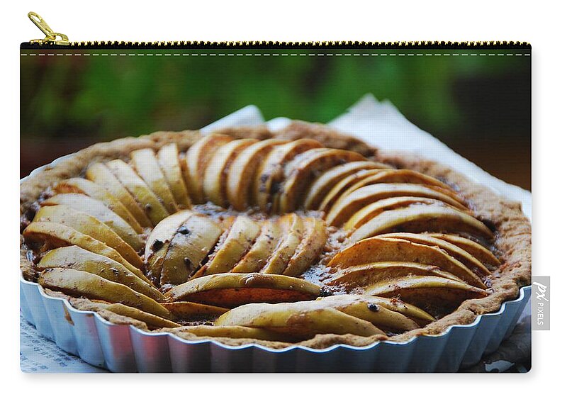 Macao Zip Pouch featuring the photograph Apple Pie by Melindachan