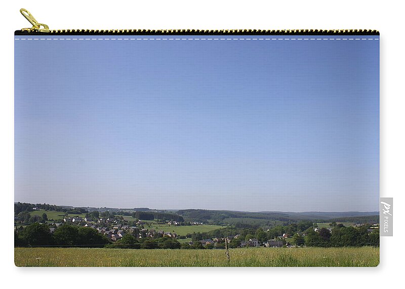 Belgium Zip Pouch featuring the photograph Ardennes Panorama by Magnus Franklin