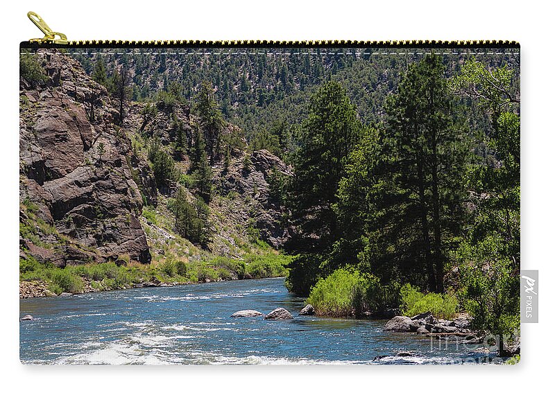 Arkansas River Zip Pouch featuring the photograph Arkansas River in Brown's Canyon Natinoal Monument by Steven Krull
