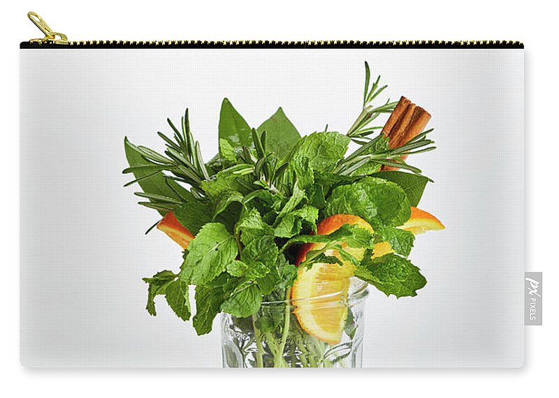 Food Zip Pouch featuring the photograph Aromatic bouquet by Cuisine at Home