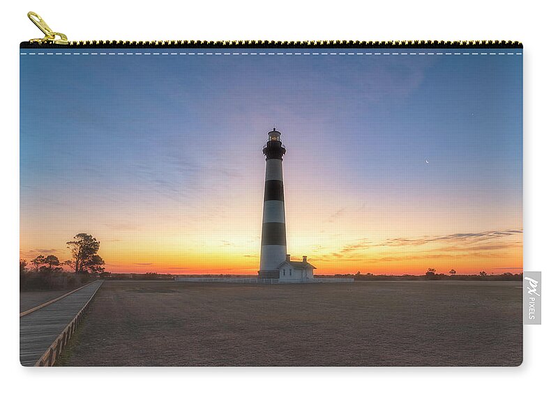 Sunrise Zip Pouch featuring the photograph At Early Mornings Light by Russell Pugh
