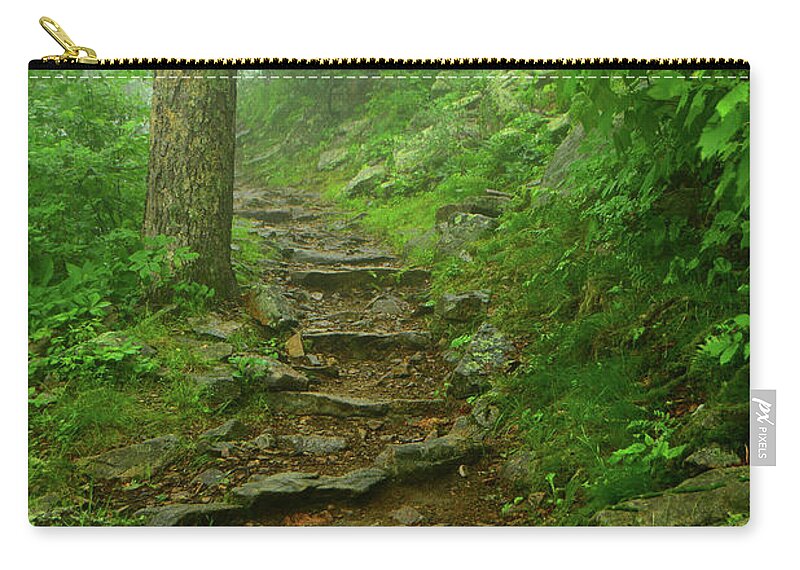 At Spring Green In Shenandoah Zip Pouch featuring the photograph AT Spring Green in Shenandoah by Raymond Salani III