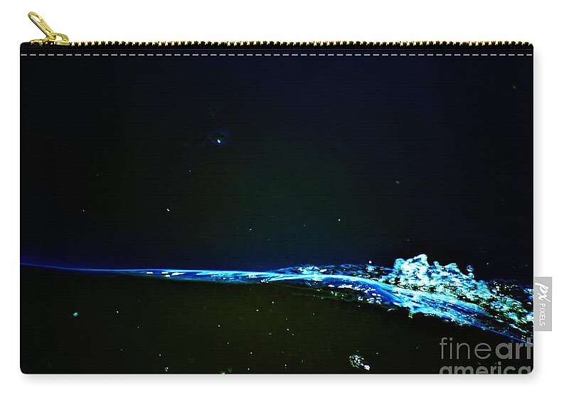 Waterfall Zip Pouch featuring the photograph At the Dropoff Point by Merle Grenz
