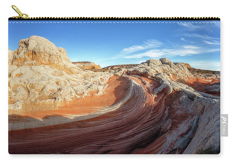 2017 Zip Pouch featuring the photograph At White Pocket by Alex Mironyuk