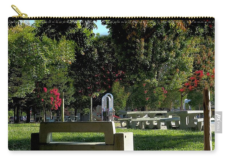 Seasonal. Autumn Zip Pouch featuring the photograph Autumn Changes by Richard Thomas
