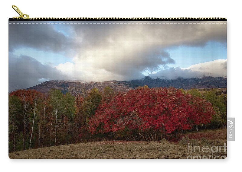 Bannock Mountains Zip Pouch featuring the photograph Autumn Foothills by Idaho Scenic Images Linda Lantzy