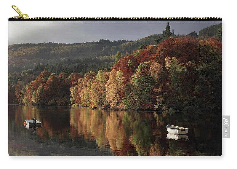 Autumn Zip Pouch featuring the photograph Autumn Morning by Grant Glendinning