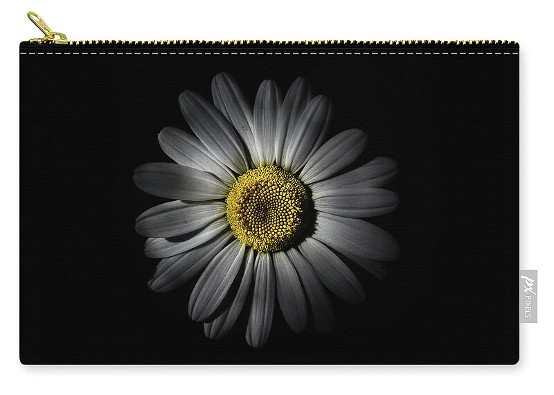Brian Carson Zip Pouch featuring the photograph Backyard Flowers 52 Color Version by Brian Carson