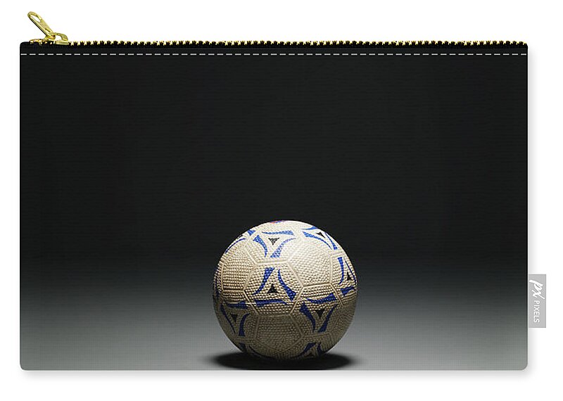 Ball Zip Pouch featuring the photograph Ball, Studio Shot by Max Oppenheim
