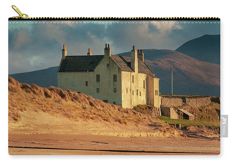 Balnakeil Beach Carry-all Pouch featuring the mixed media Balnakeil by Smart Aviation