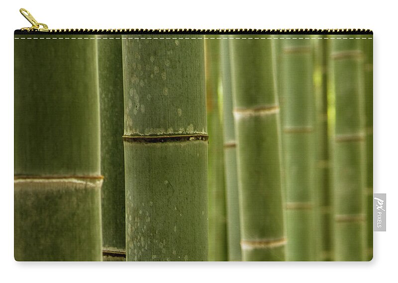 Bamboo Zip Pouch featuring the photograph Bamboo by Xus Photograpy