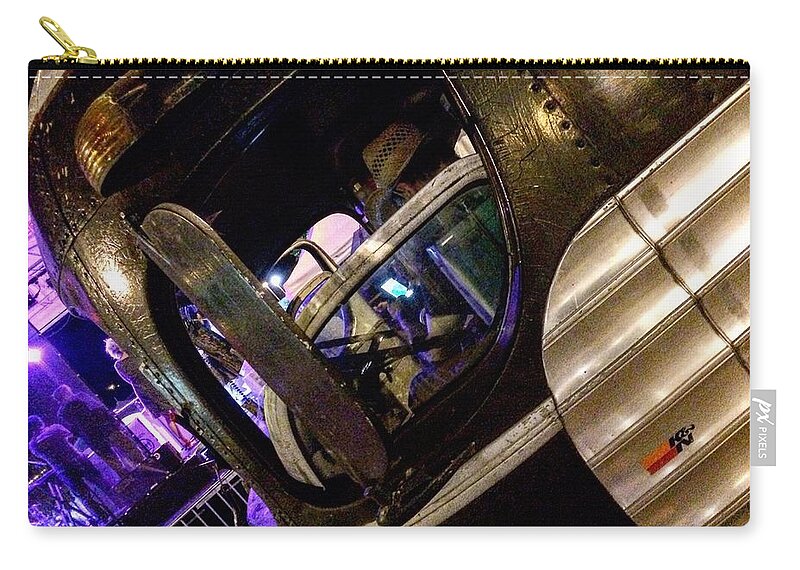 Band Coach Zip Pouch featuring the photograph 070 - Band Coach by David Ralph Johnson