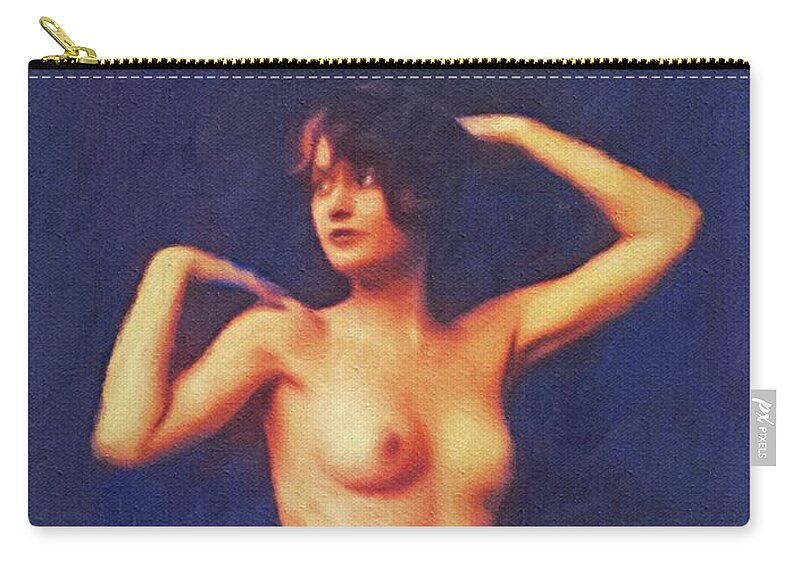 Barbara Stanwyck Nude Porn - Barbara Stanwyck, Vintage Movie Star Nude Carry-all Pouch by Esoterica Art  Agency - Pixels