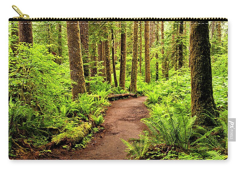 Tranquility Zip Pouch featuring the photograph Barnes Creek by Sankar Raman