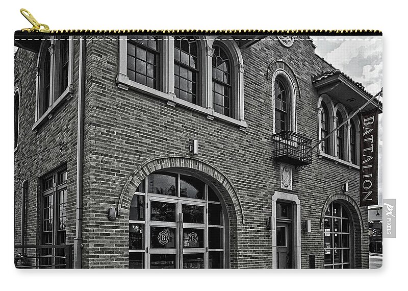 Architechture Zip Pouch featuring the photograph Battalion by George Taylor
