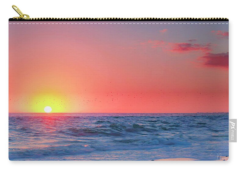 Art Prints Zip Pouch featuring the photograph Beach 02 by Nunweiler Photography
